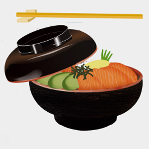 Chirashi salmón